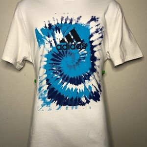 Adidas paint swirl T-shirt
